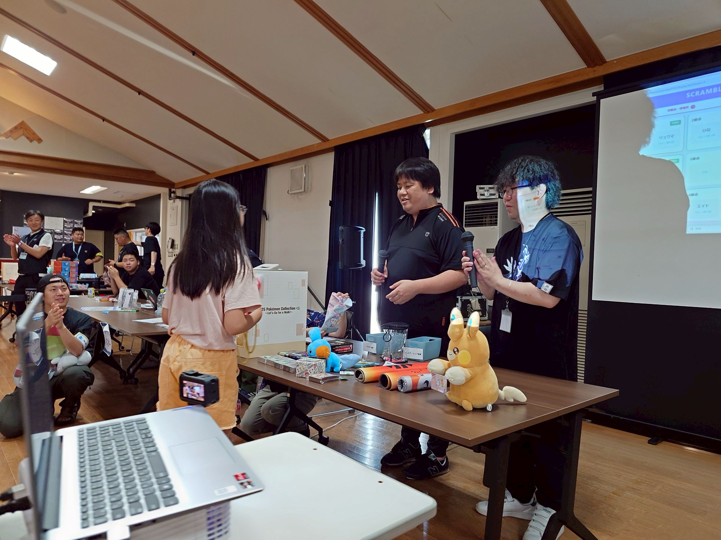 抽選会の様子